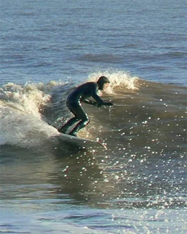 Matt Strathern Surfing